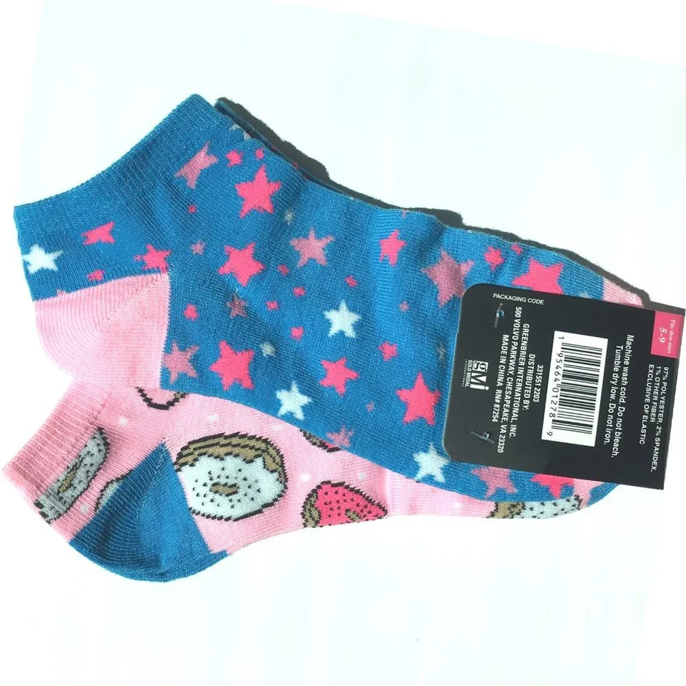 Sprinkles Donut + Star Socks